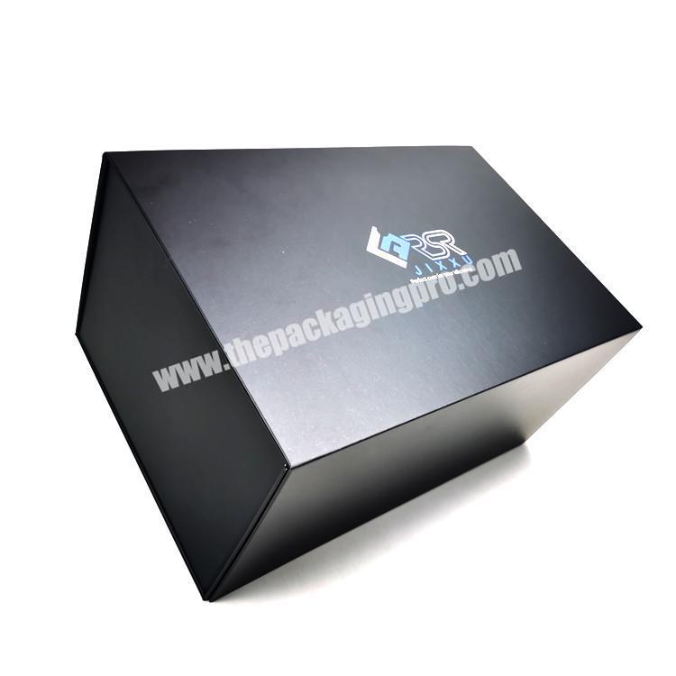 Luxury black Empty Boxes Personalized Gift Box Custom Name magnetic cardboard Box