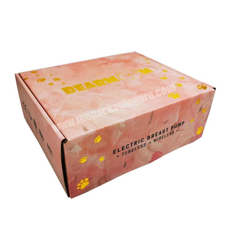 Top quality custom corrugated mailer box color printing gift box customization logo custom shipping box for gift