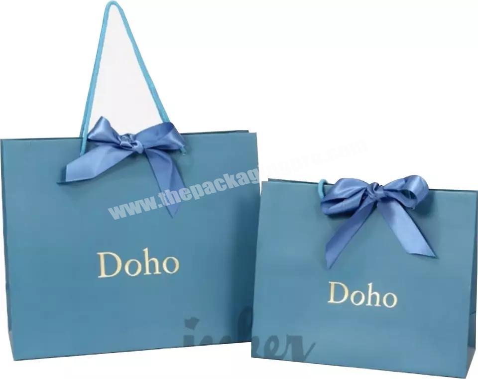 Wholesale fashion recycle kraft high quality cheap shopping paper bags with your own logo
