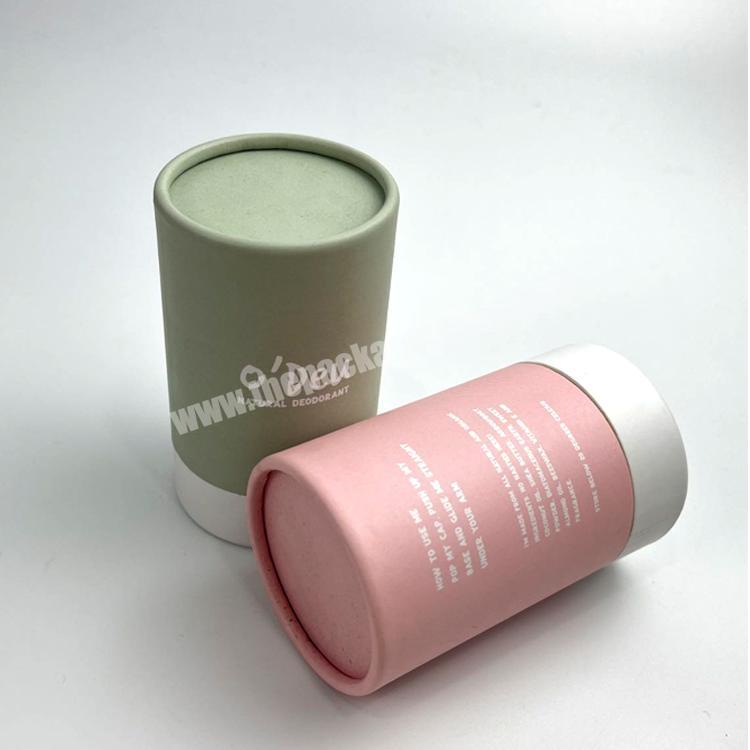 pink small paper tube luxury craftpaper tube custom logo round paper box