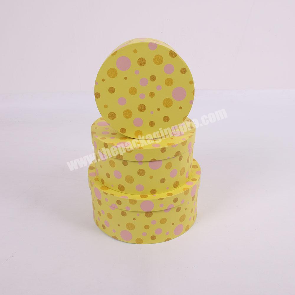 2245 Lovely Colorful round box for flowers