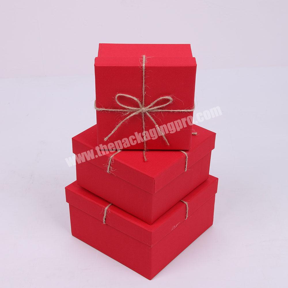 2289 Shihao luxury special paper square jewelry box