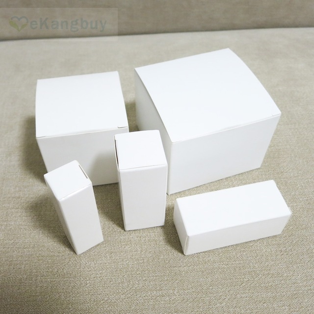 25pcs DIY White Paper Box Candy Cake Gift Favor Jewelry Storage Box