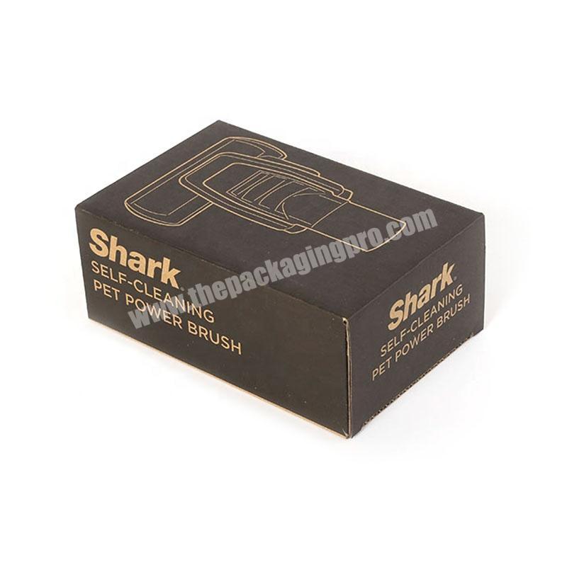 2mm Thickness Corrugated Cake Black Carton Box