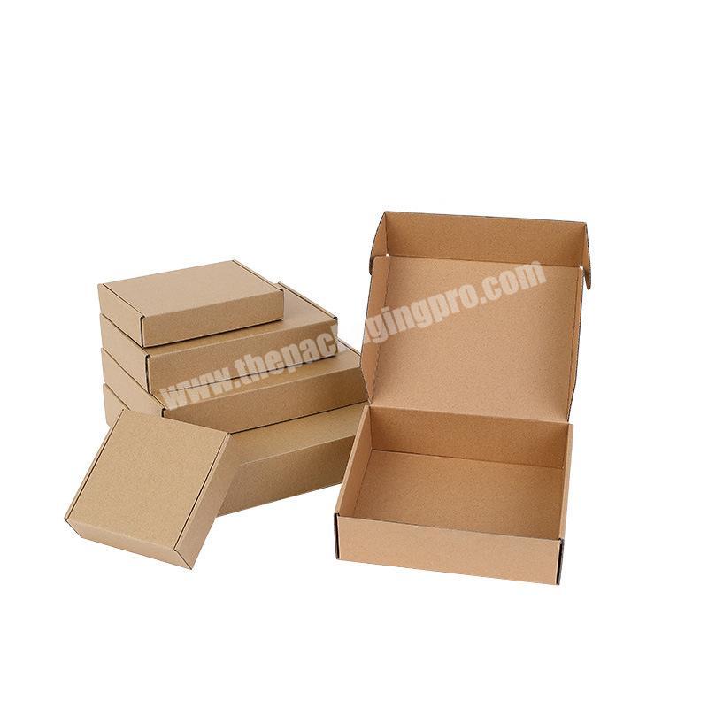3 Layer Custom Logo Design Postage Small Box Print Corrugated Paper Packaging Box