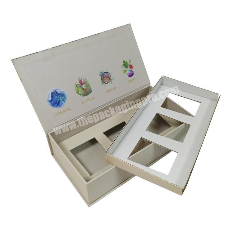 3 PC custom luxury Wholesale paper gift packaging luxury box for candle