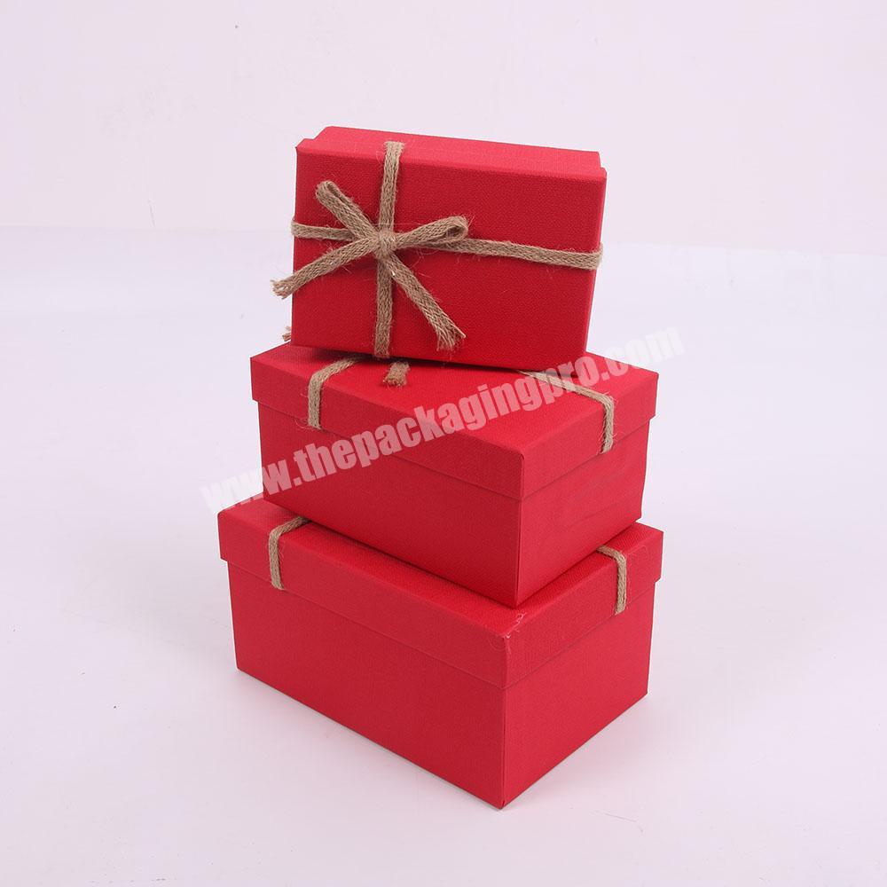 3367 Shihao festval handmade gift box for wallets with bowknot