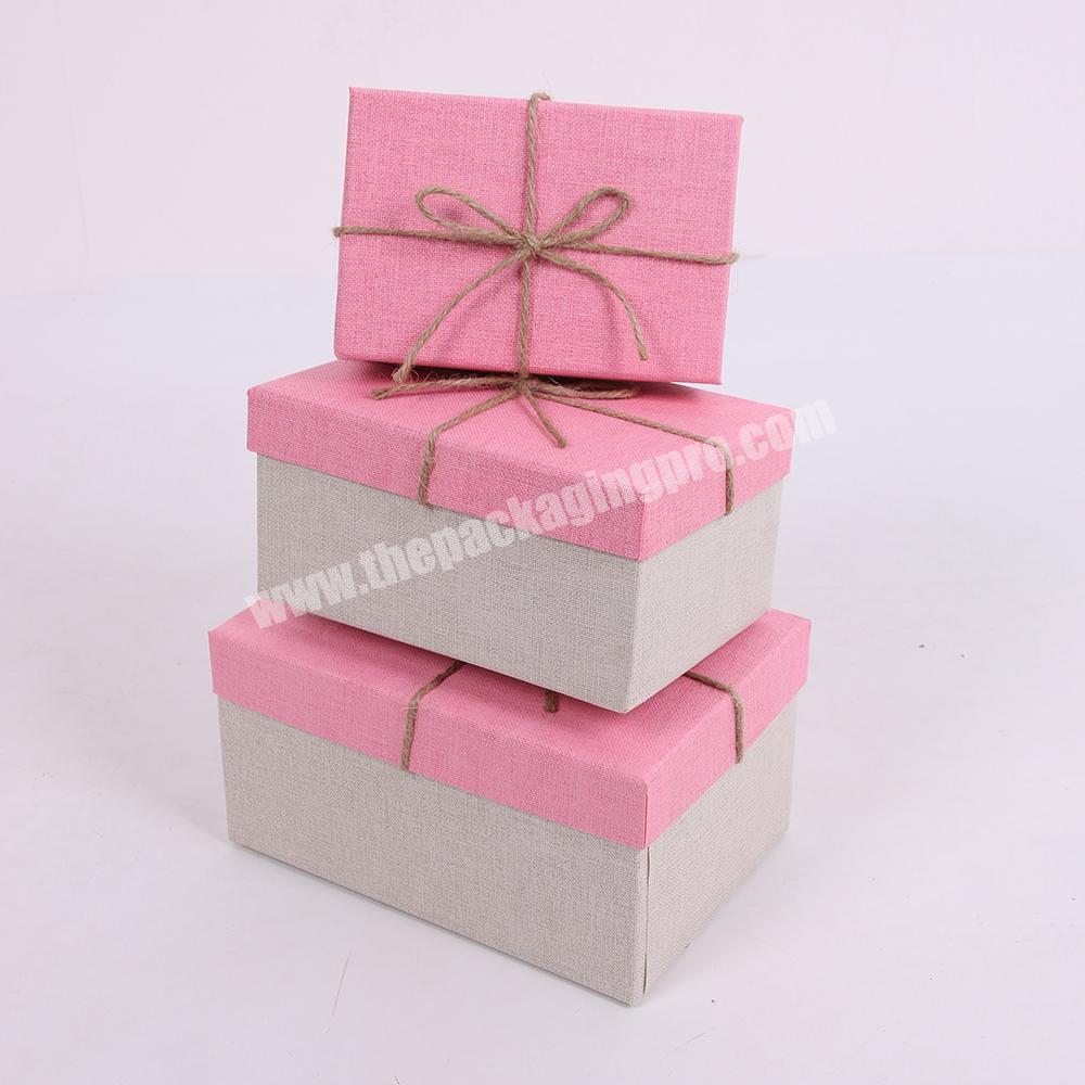 3367 Shihao festval handmade gift box set with bowknot