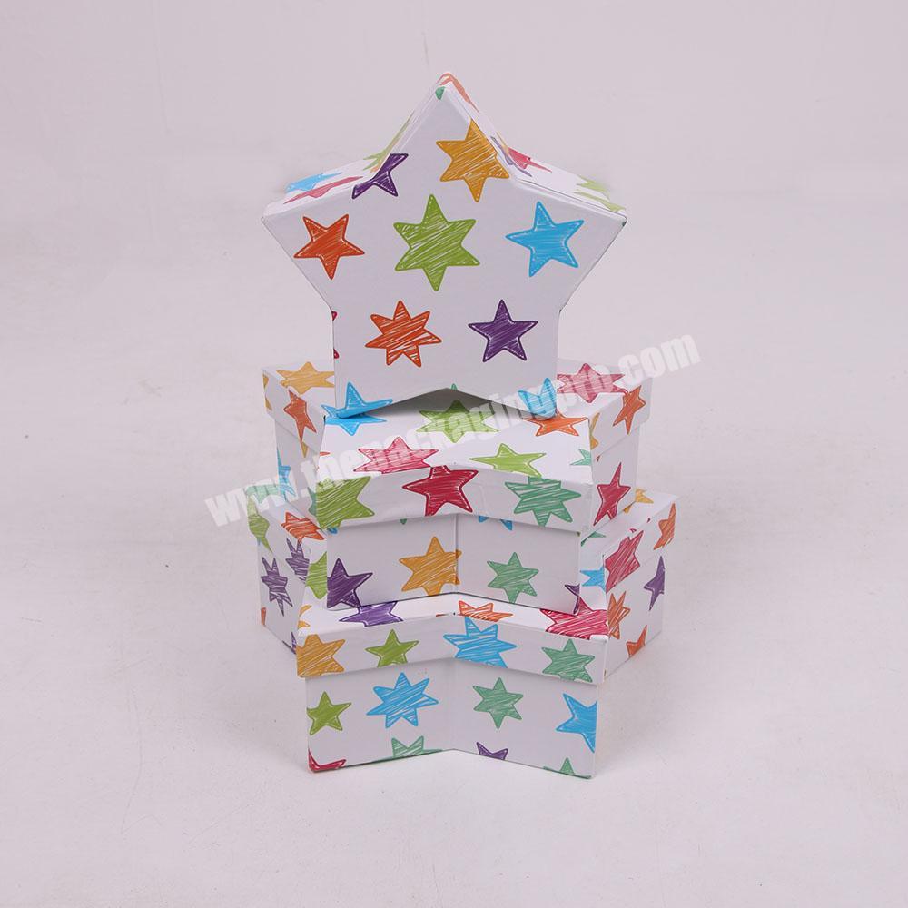3375 Shihao Beautiful customised Pentagonal Star Gift Box