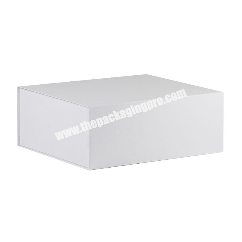33x29x13cm custom large white folding magnet lid gift boxes wholesale