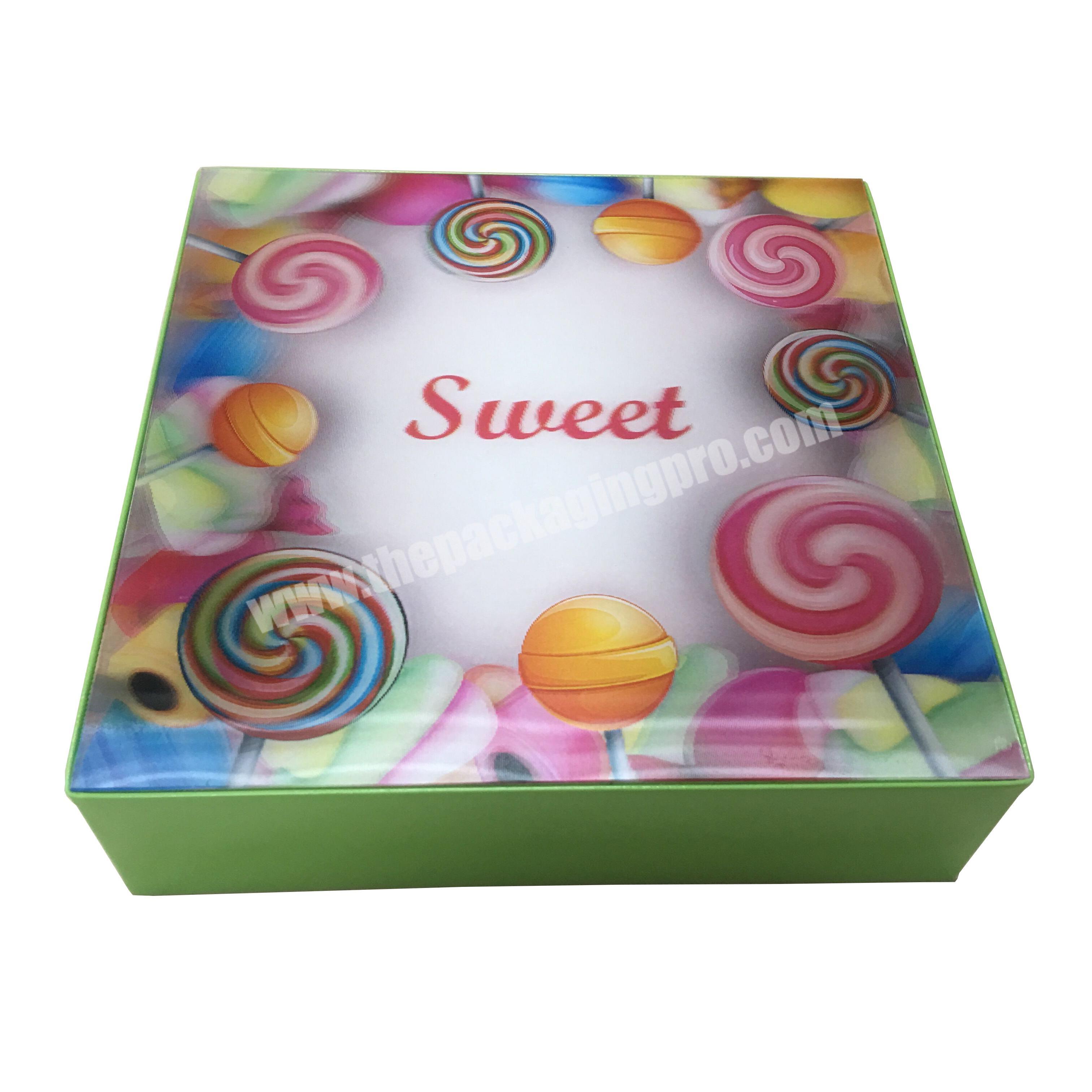 3D Effect Cardboard Candy Gift Packaging Box