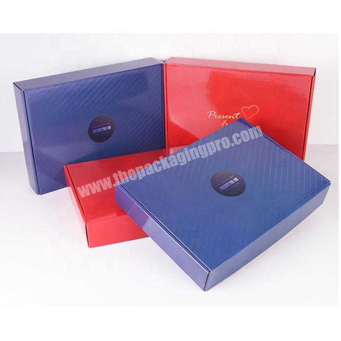 4 Color Printing Carton Box Shipping Boxes  For Clothing