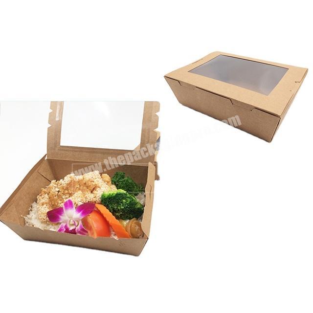 400ml Wholesale Biodegradable Fried Chicken Bucket Salad BoxesTakeaway Food Kraft Paper Packaging Boxes