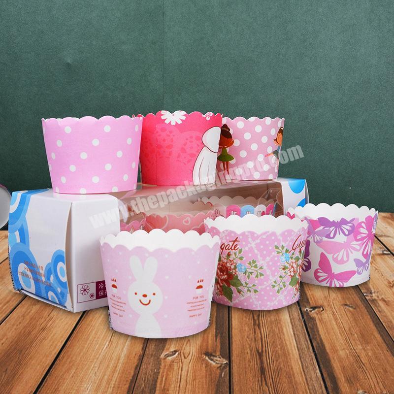 50 PCS Muffin Cake Cups Paper Baking Greaseproof Mini Cup