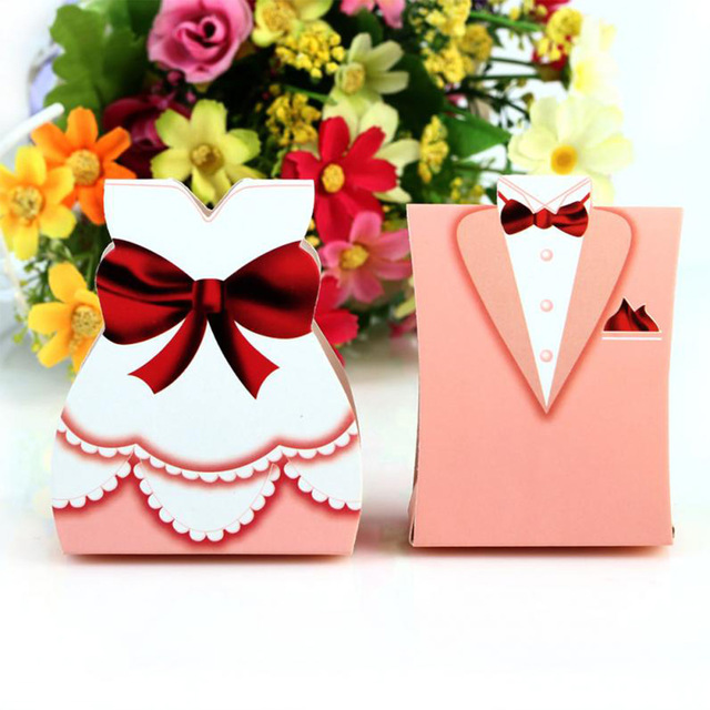 50pcs Sweet Wedding Favors And Gifts Box Garden Laser Elegant Luxury Decoration Party Event Supplies Paper Candy Bag For Guests
