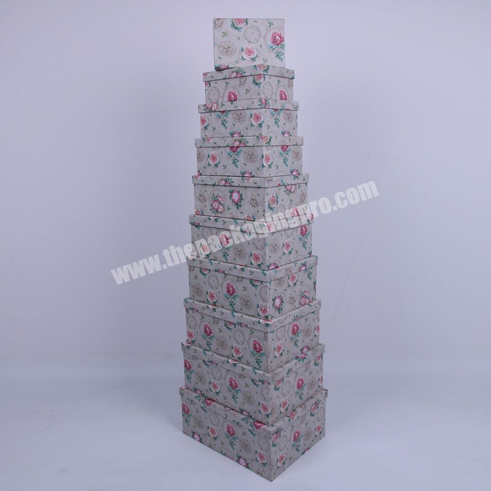 605 Attractive design decorative paper packaging box