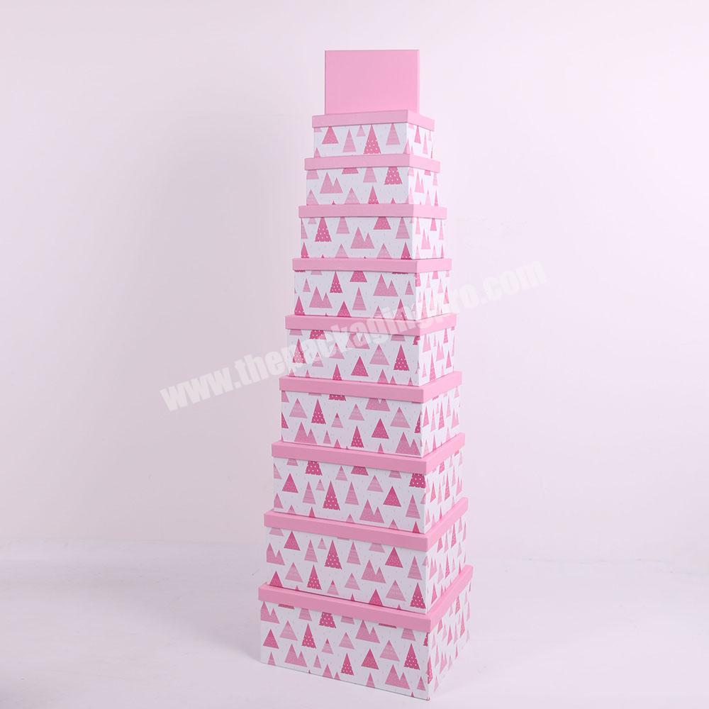 605 Beautiful Coated Paper Cardboard Gift Box with Lid