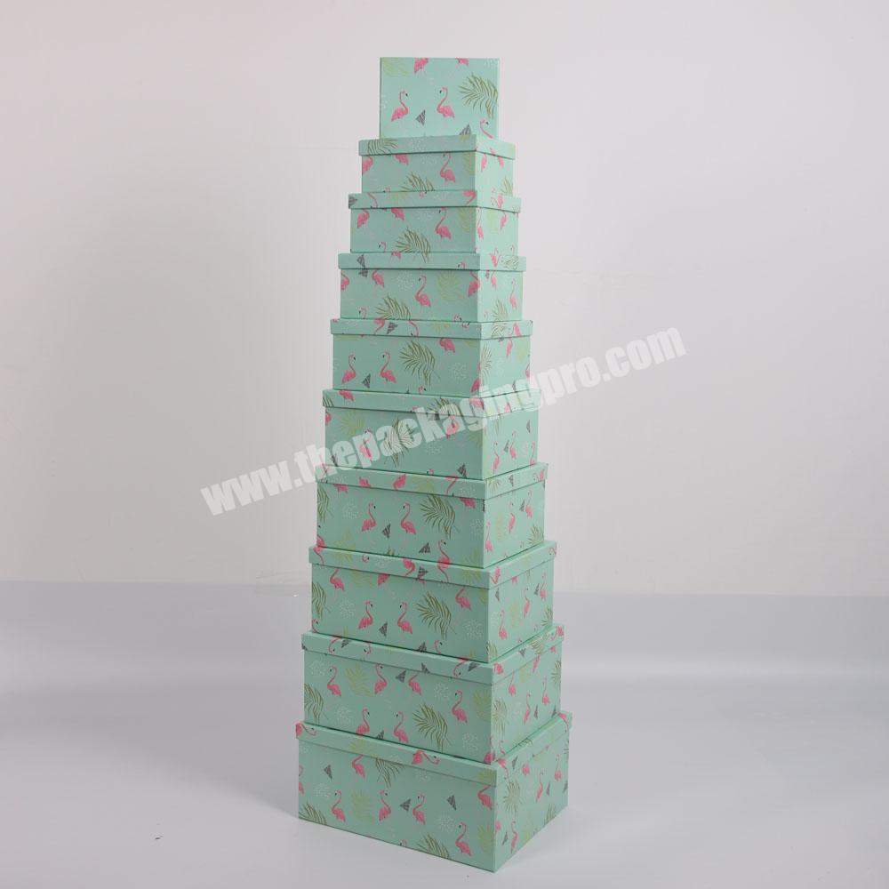 605 China manufacturer flat packaging box