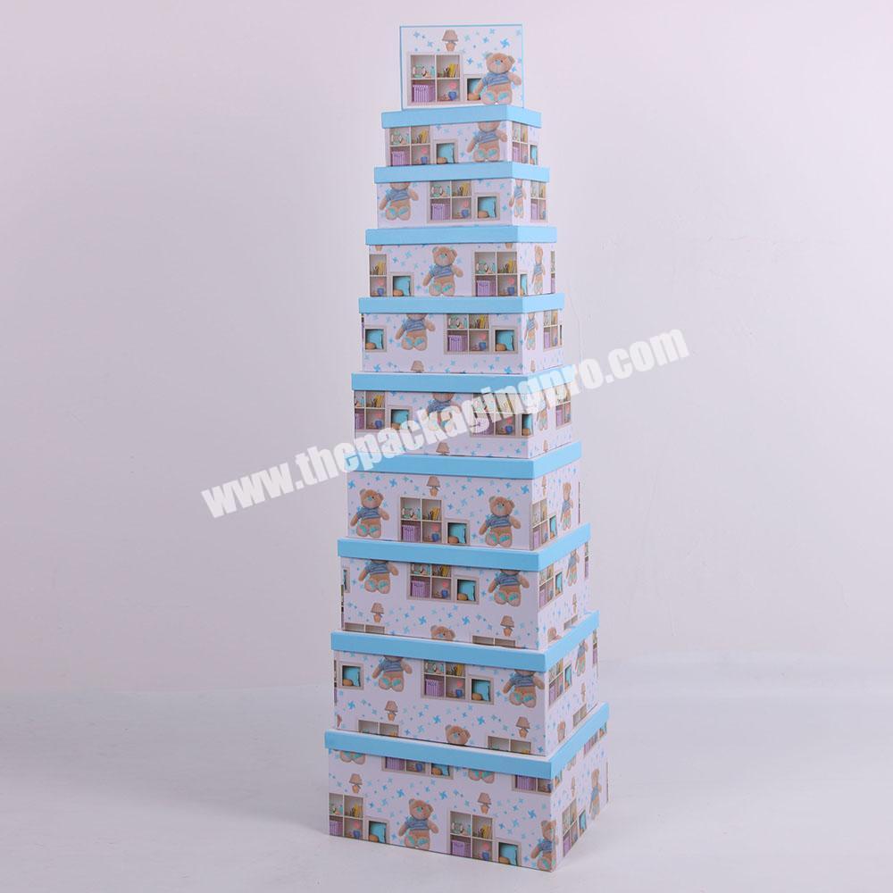 605 Customized wholesale box craft paper box