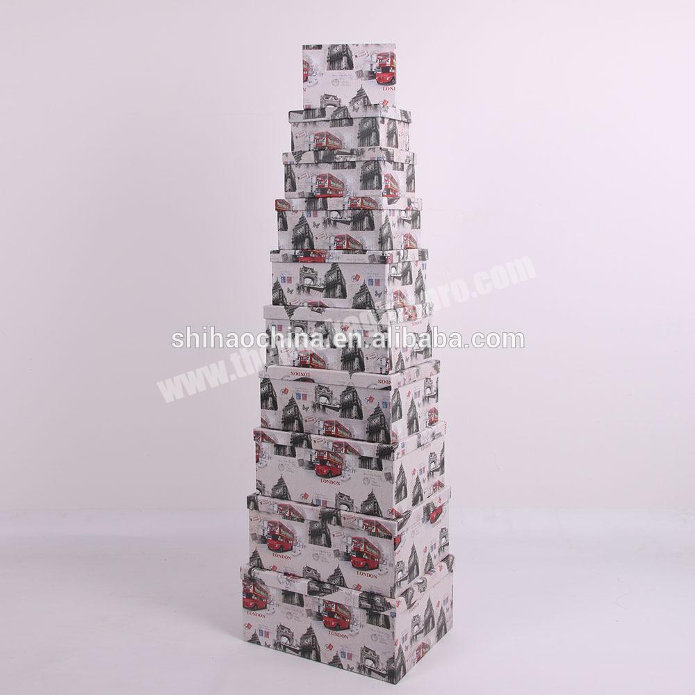 605# Luxury Beautiful hardboard paper gift boxes factory cheap high quality ECO custom design cardboard boxes for gift packaging