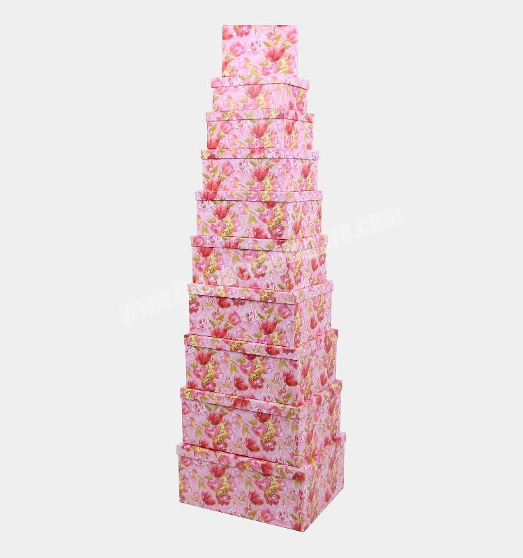 605 Popular Customized  flower gift boxes wholesale