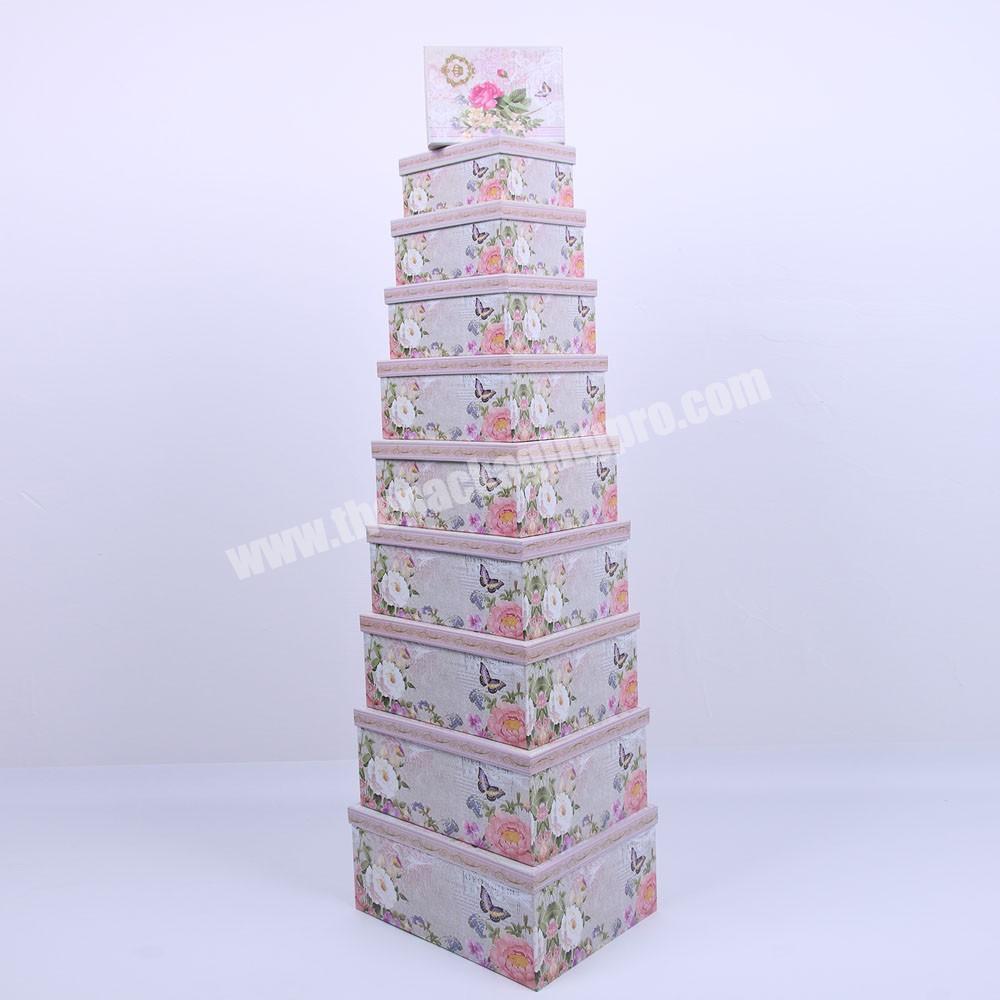 605 Popular Decorative custom paper cardboard boxes