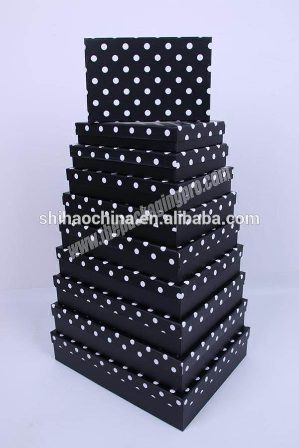 607 Shihao Paper Gift Handmade Flat Stackable Carton Box
