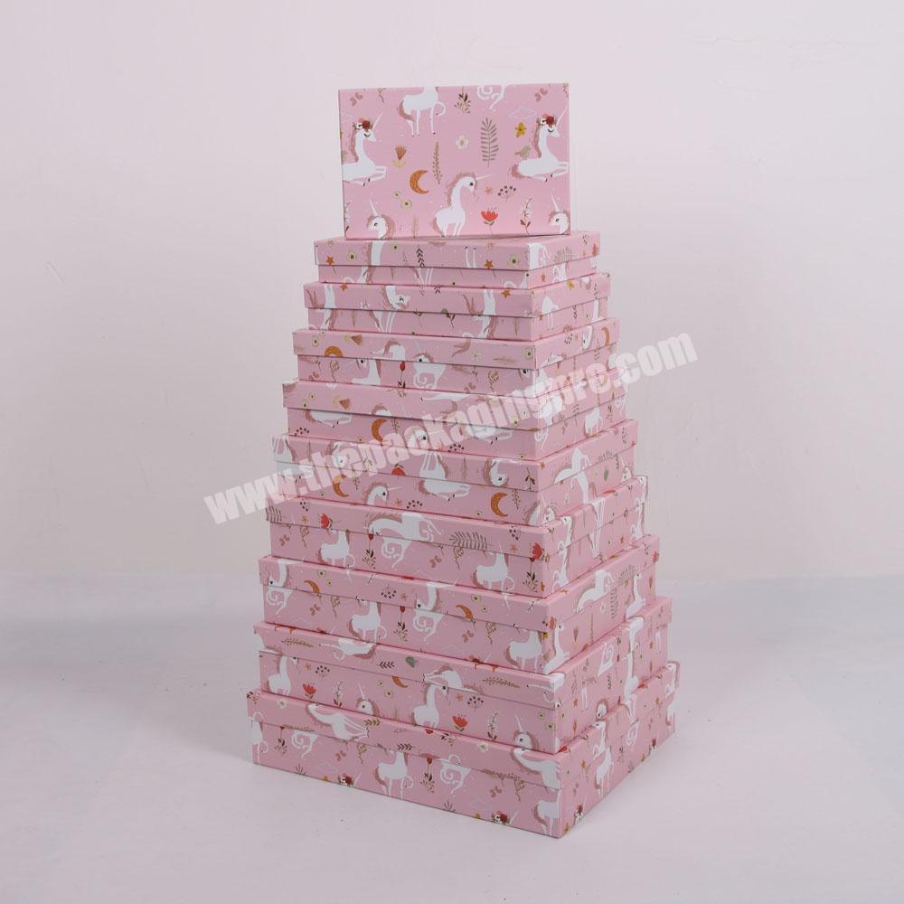 607 Special design pink gift box