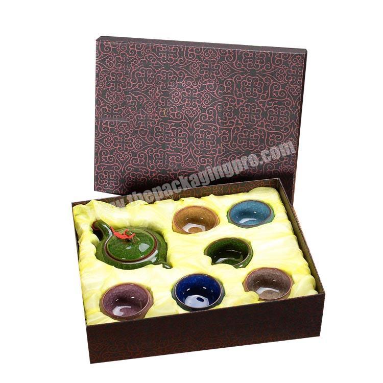 7 sets Cracking ice tea set with gift box crafts tea tools kung fu ceramic tea pot