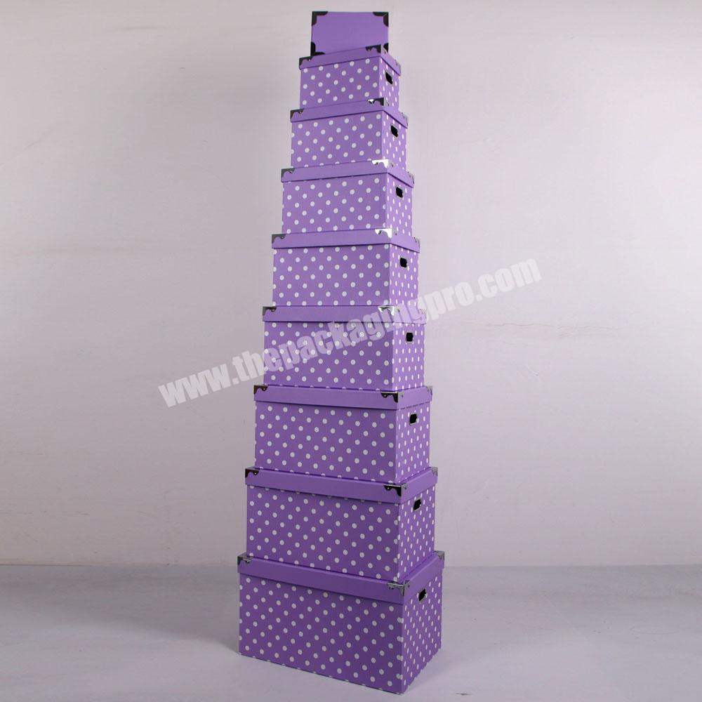 707 Shihao cardboard storage boxes for kids