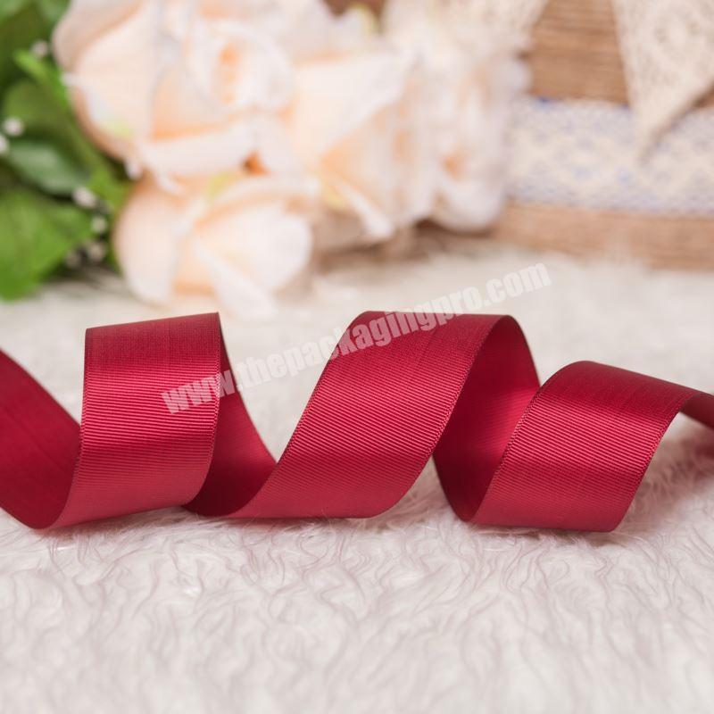 Factory 75mm Stretch Grosgrain Ribbon For Christmas Decorations