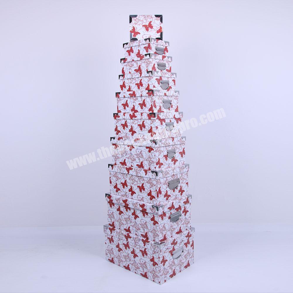 801 Exquisite printing paper box with handle