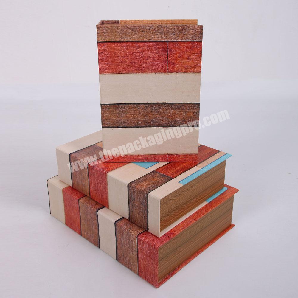 8029 Hard Cardboard book style packaging box
