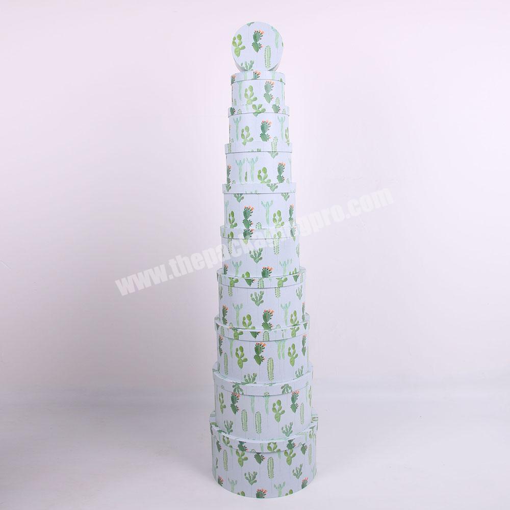 813 Exquisite Decorative cylinder packaging box