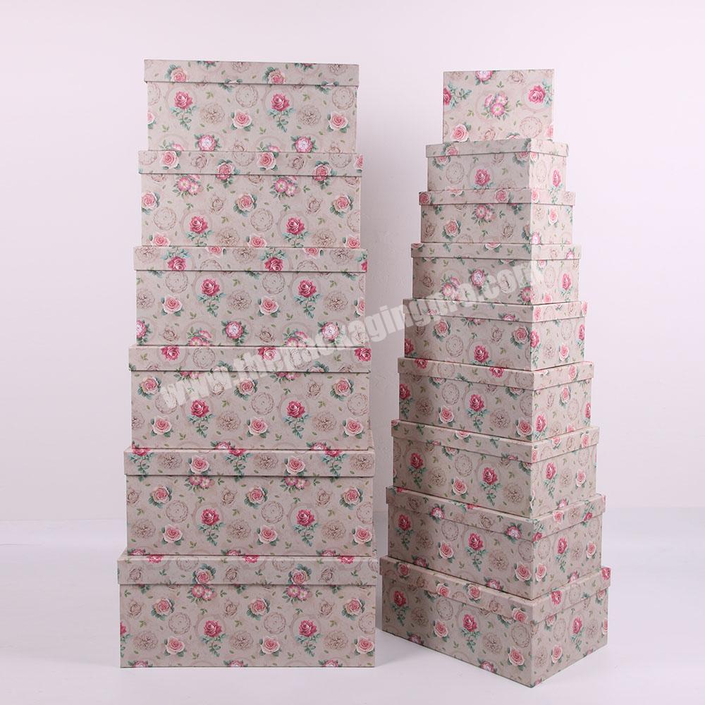 905 Fancy Flower gift storage boxes