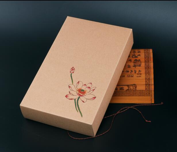 Alice, 10pcs/lot Chinese style handkerchief gift paper box, Handmade soap Cardboard cake food packing boxes