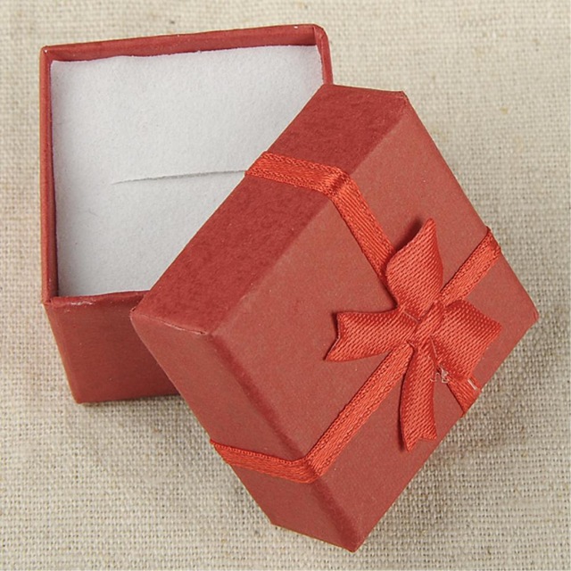 Cheap+ 24pcs4*4*3cm Gift Box Packaging Jewelry Sets Display Box Cardboard Necklace Earrings Ring Box Ring Jewelry Organizer