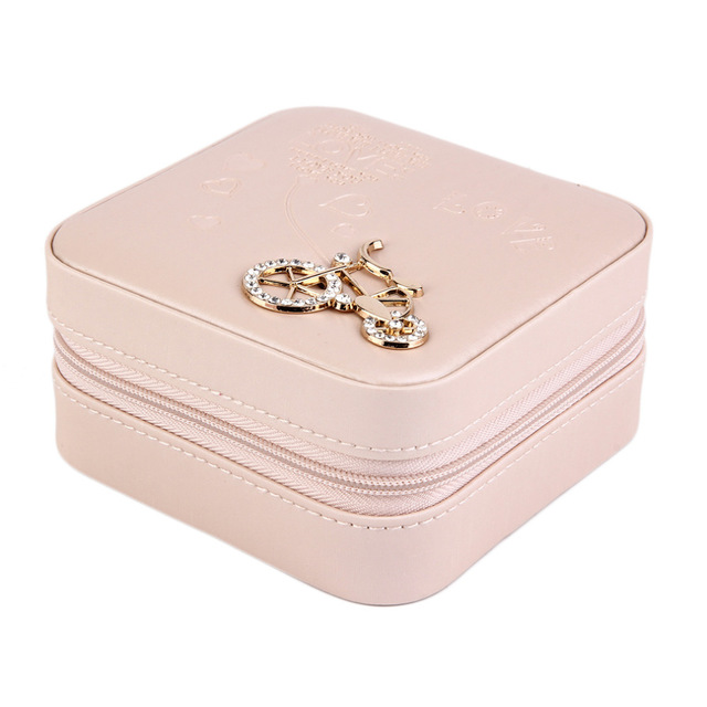 Jewelry Package Box For Exquisite Makeup Case Cosmetics Beauty Organizer Container Boxes Earring Ring Storage Box