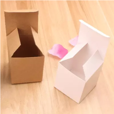 Kraft paper White Paper Box for Christmas Party Favor Candy Gift Craft Candle Package Paperboard Boxes Free Shipping