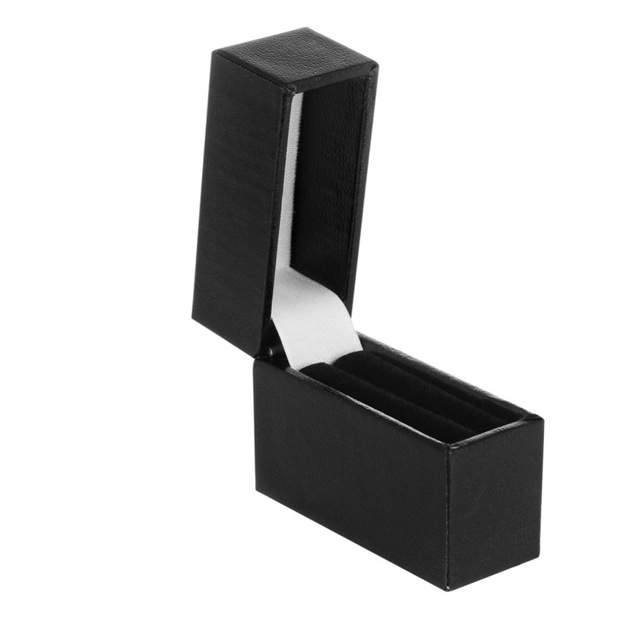 Nice Rectangle Rings Gift Boxes Jewelry Rings Display Gift Velvet Container Box