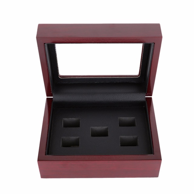WITHOUT RING Drop Shipping Championship Rings wood Box Jewelry Box For Display Championship Ring Box STR0-285