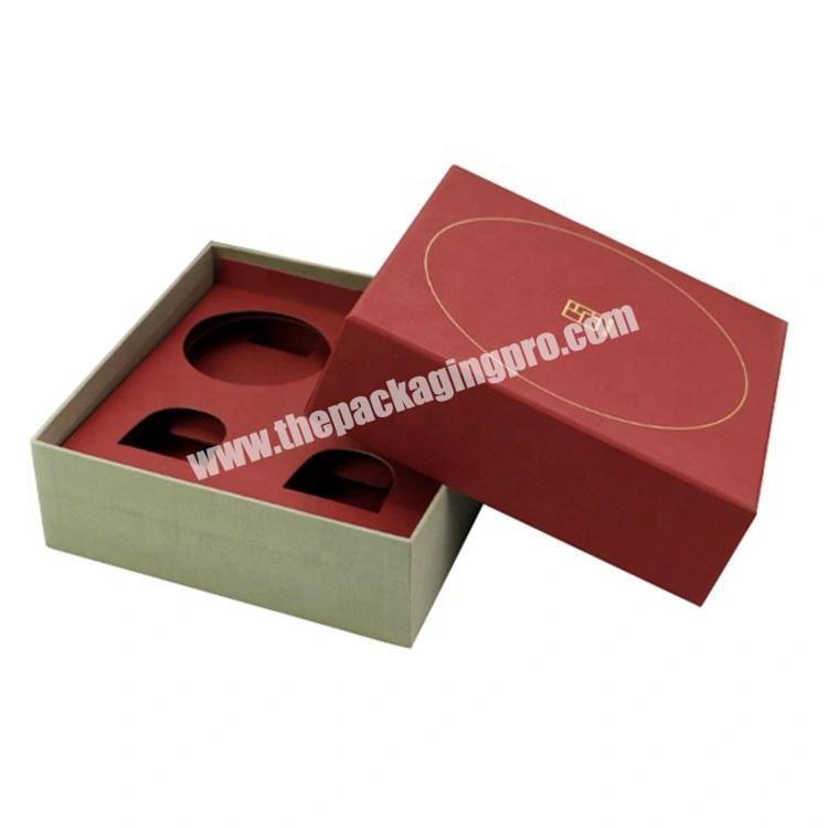 A Set of Gift Box for Tea Packaging box with Pet Tray