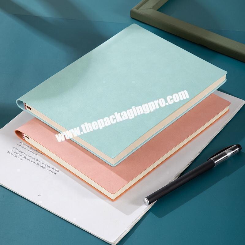 A5 A6 Blue Pink Fancy Love Diary Notebooks Student School Journal Office Business Planner Recycling PU Leather Cover Notebook
