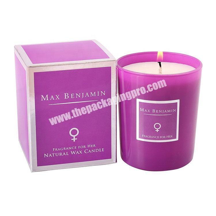 Accept custom delicate aromatherapy candle packaging boxes