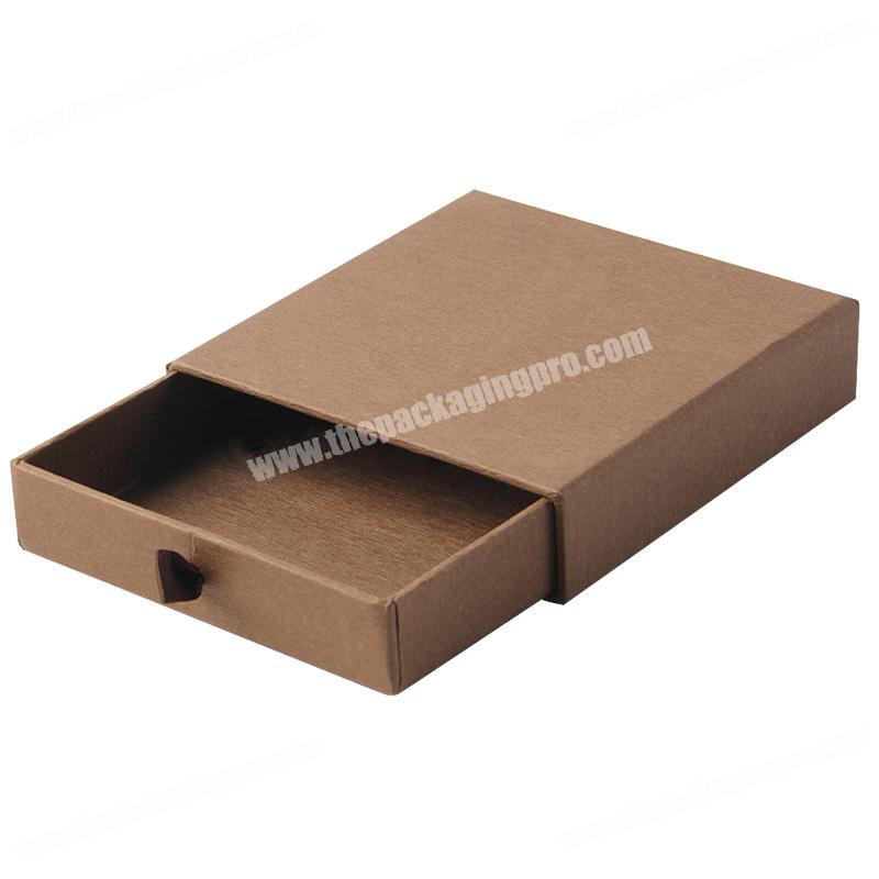 Accept custom order paperboard drawer sliding packaging box