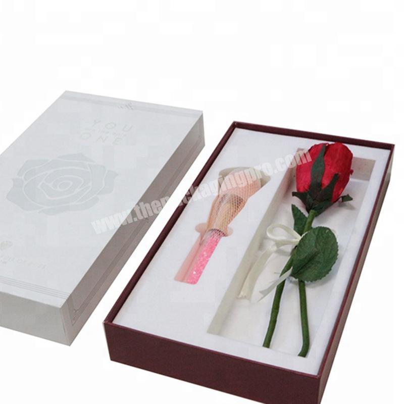 Acceptable Custom Logo Cosmetic Packaging Box Rigid Cardboard  Makeup Brush Set Paper Boxes