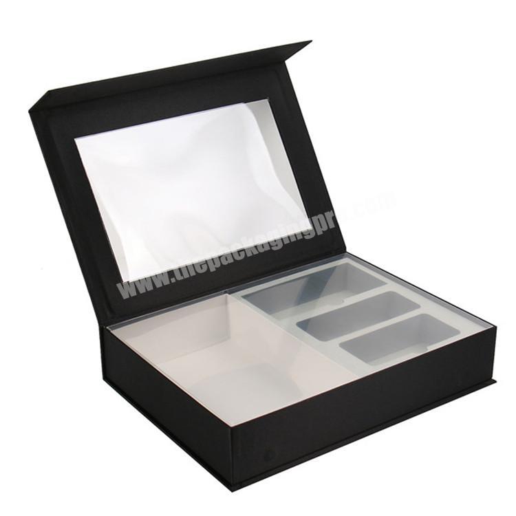 accessories display magnetic closure packaging larger box for men
