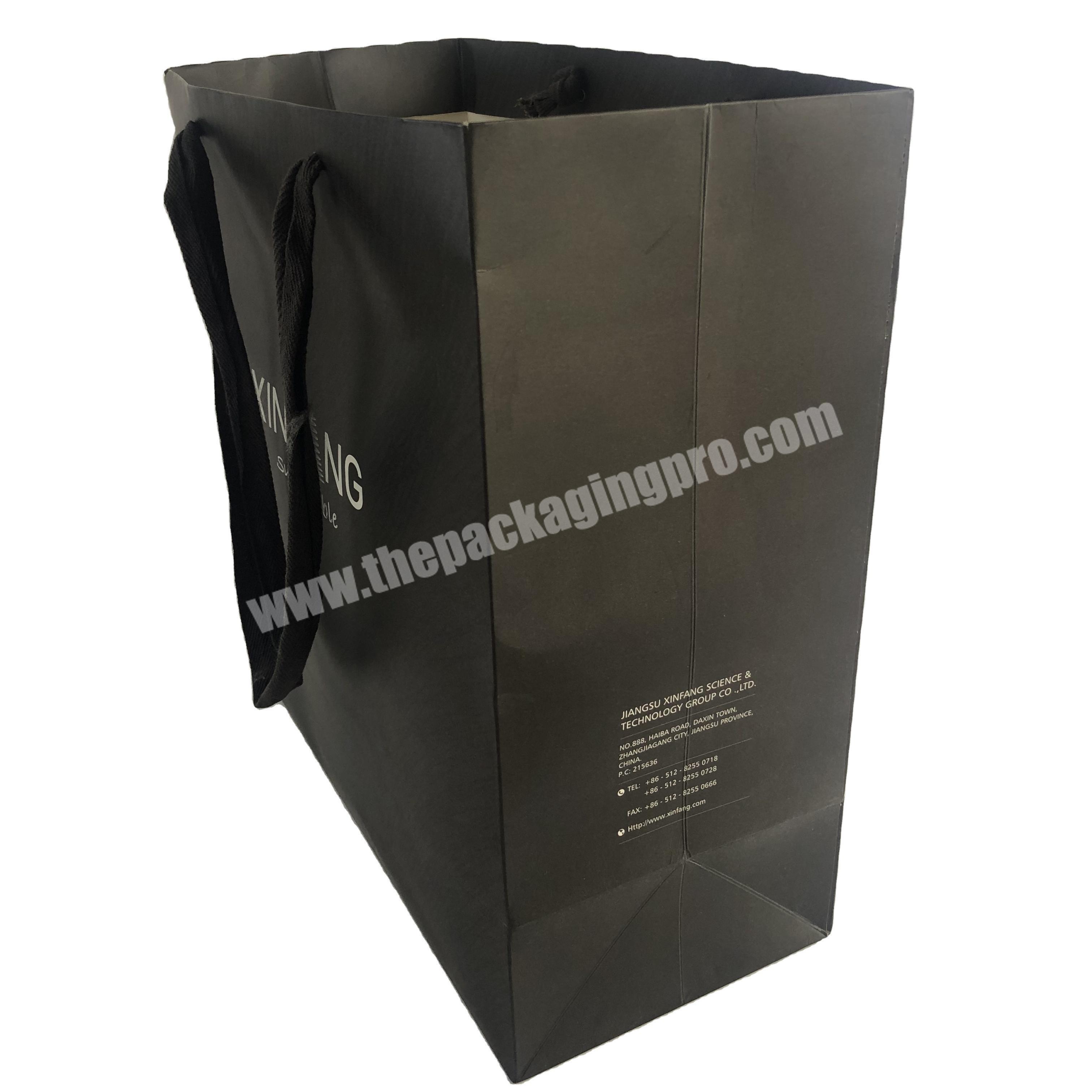 All kinds of clothes, gifts, food and other custom folding hand bags paper bag