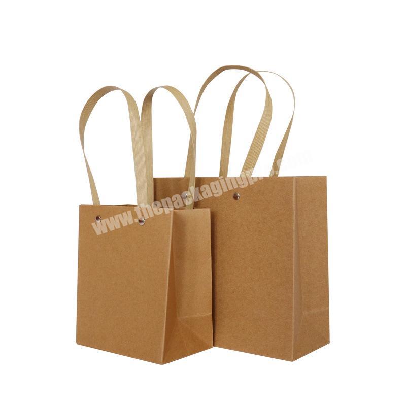 Amazon EBay Hot Selling White Brown Kraft Gift Craft Shopping Paper Bag With Handles