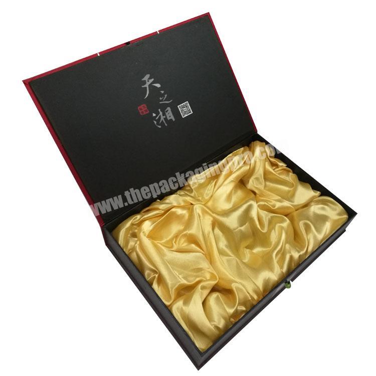 Artificial Empty Make False Lashes Packaging Compact Custom Velvet Eyelash Box